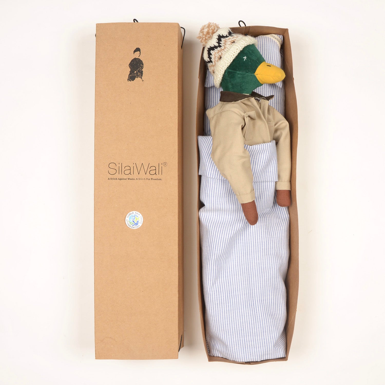 Arthur the duck — Upcycled Plush Animal