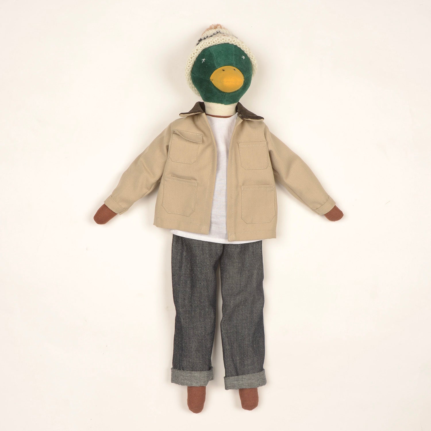 Arthur the duck — Upcycled Plush Animal