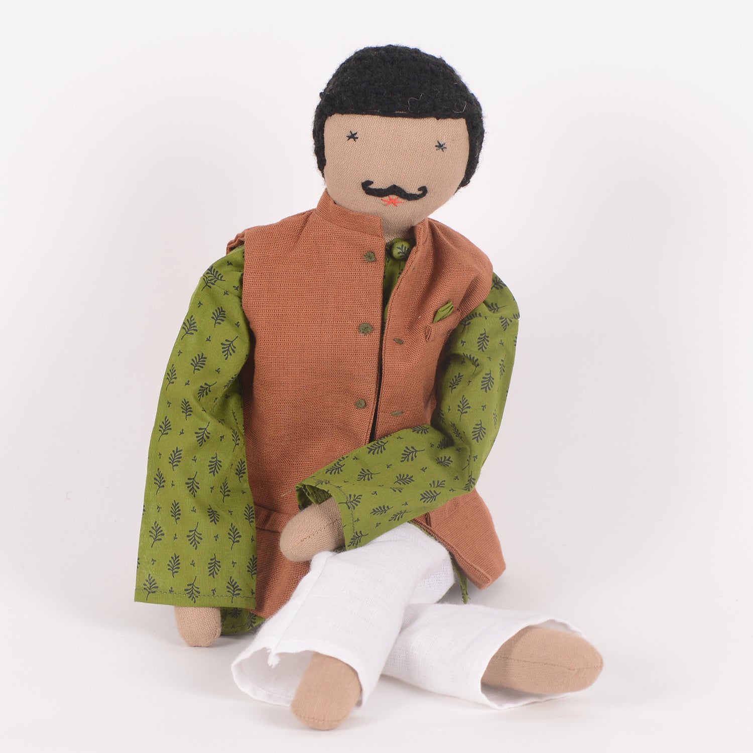Chacha Handcrafted Indian Doll for Kids