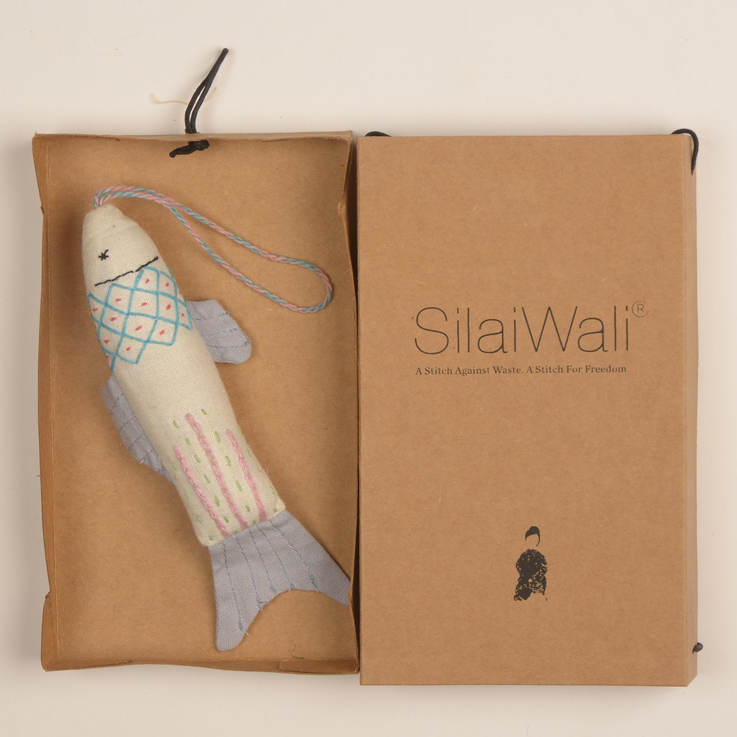 Opah Fish Handmade Ornament by Afghan Refugees