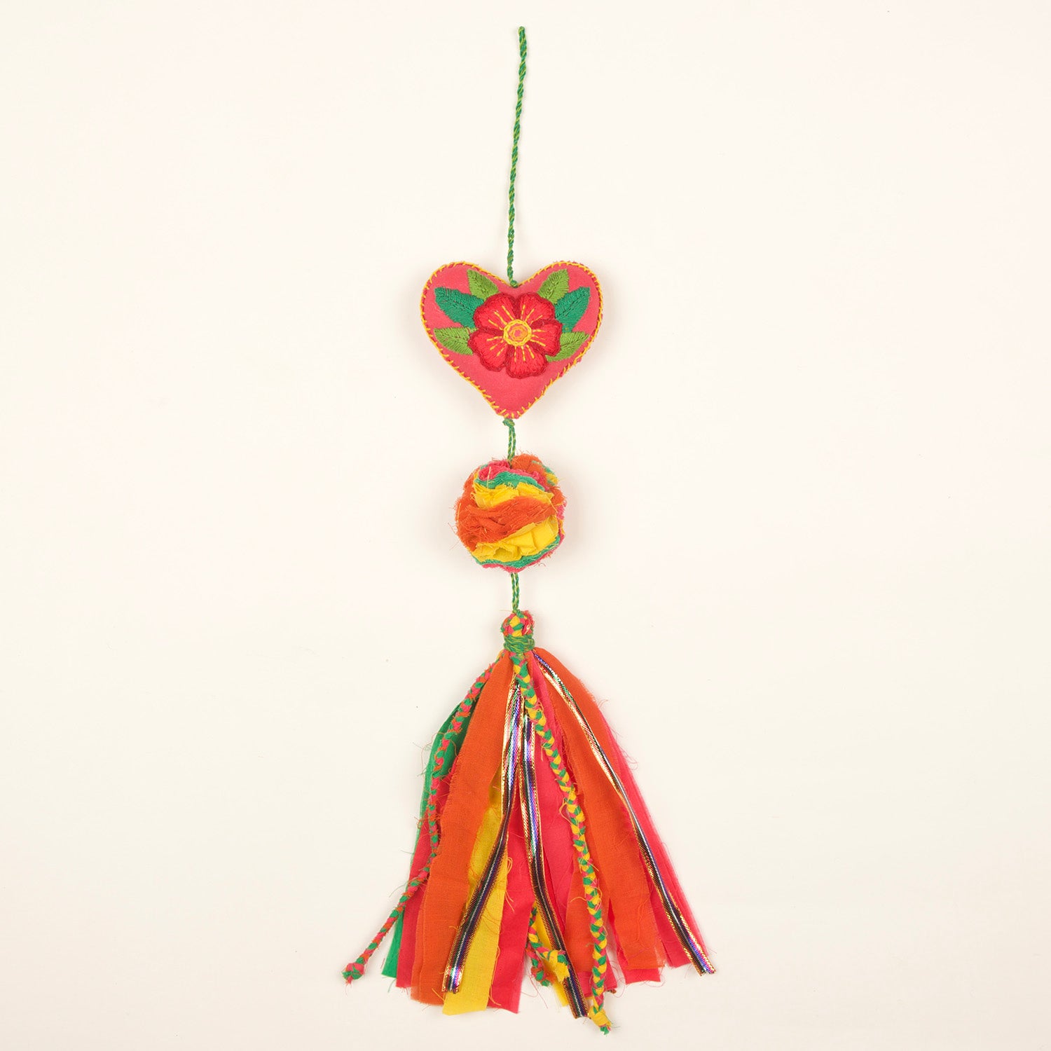 Mom Heart Handmade Ornament by Afghan Refugees