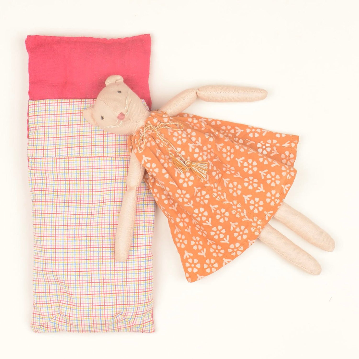 Isla Mini the Mouse — Upcycled Plush Animal