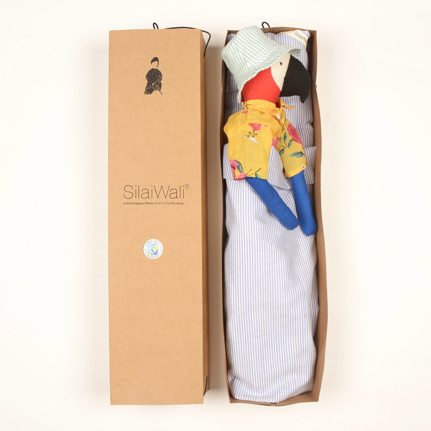 Leo the Parrot — Upcycled Plush Animal