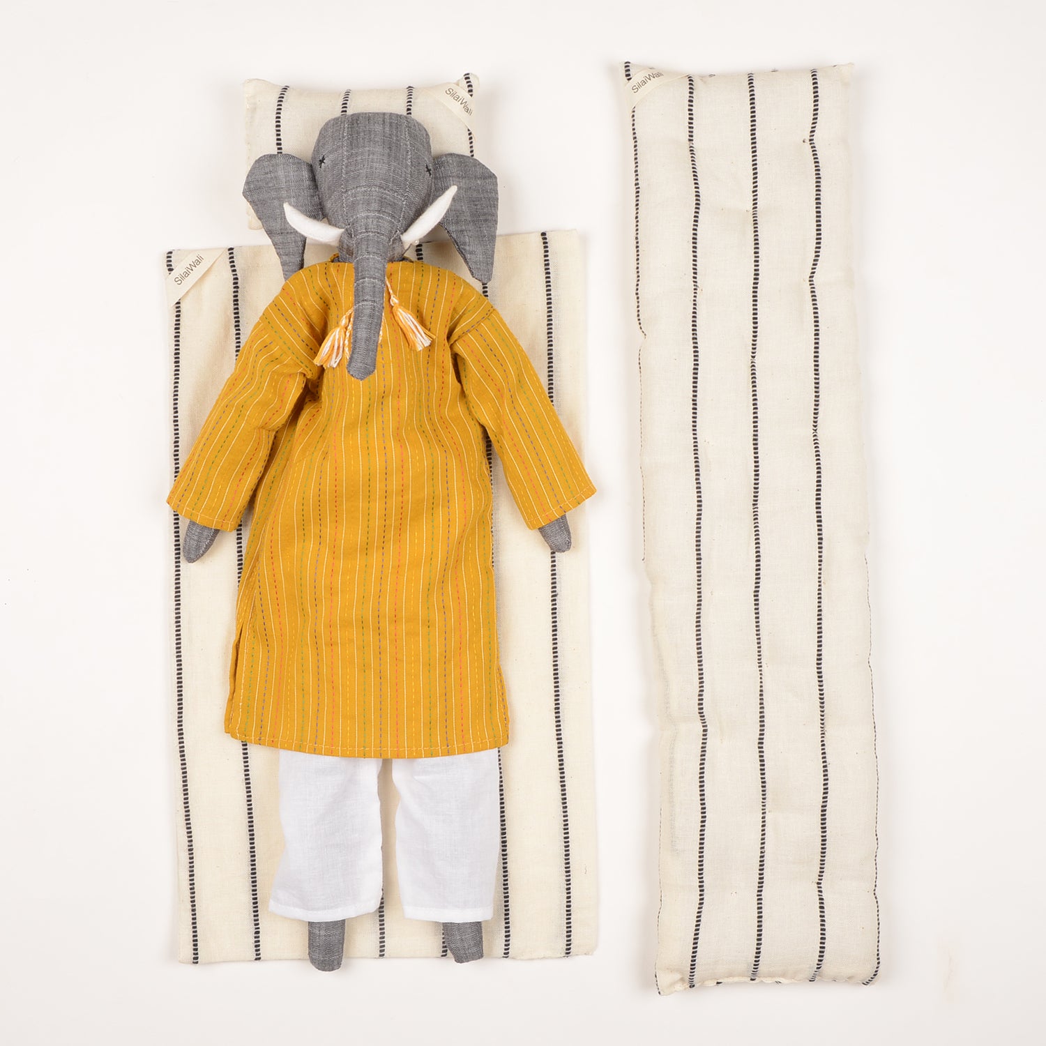 Mumba the Elephant — Upcyced Plush Animal