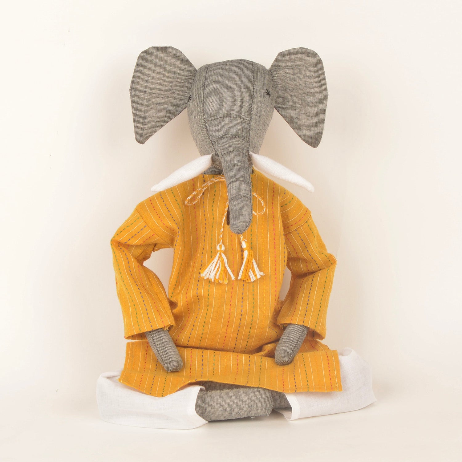 Mumba the Elephant — Upcyced Plush Animal