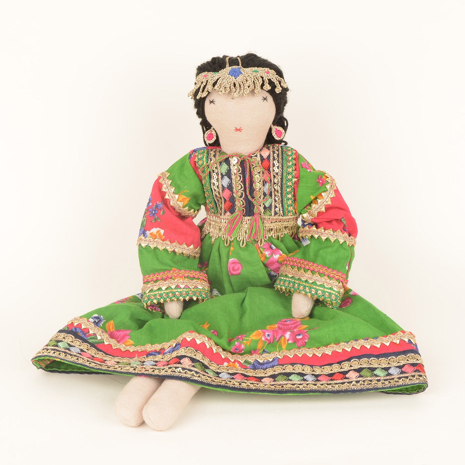 Nura — Handcrafted Afghan Heritage Doll