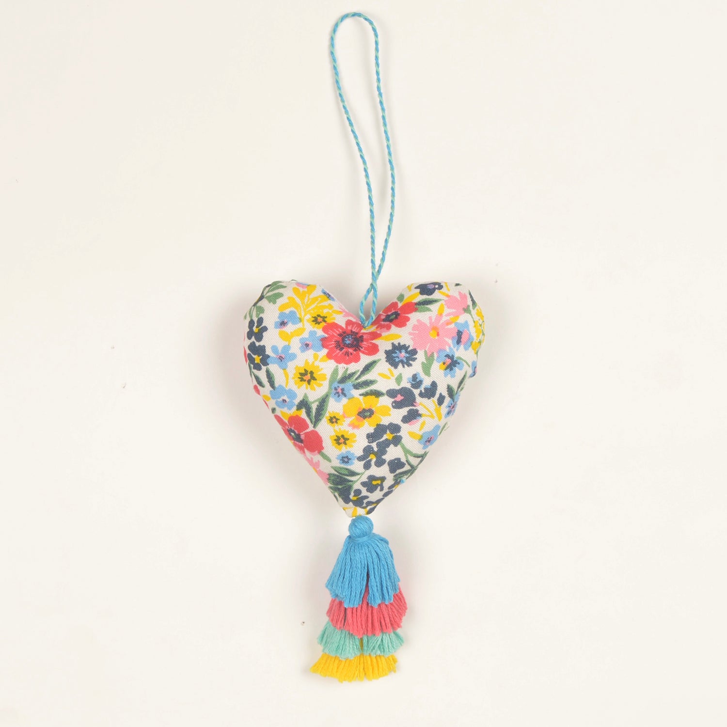Love Heart Ornament — Hand-Embroidered