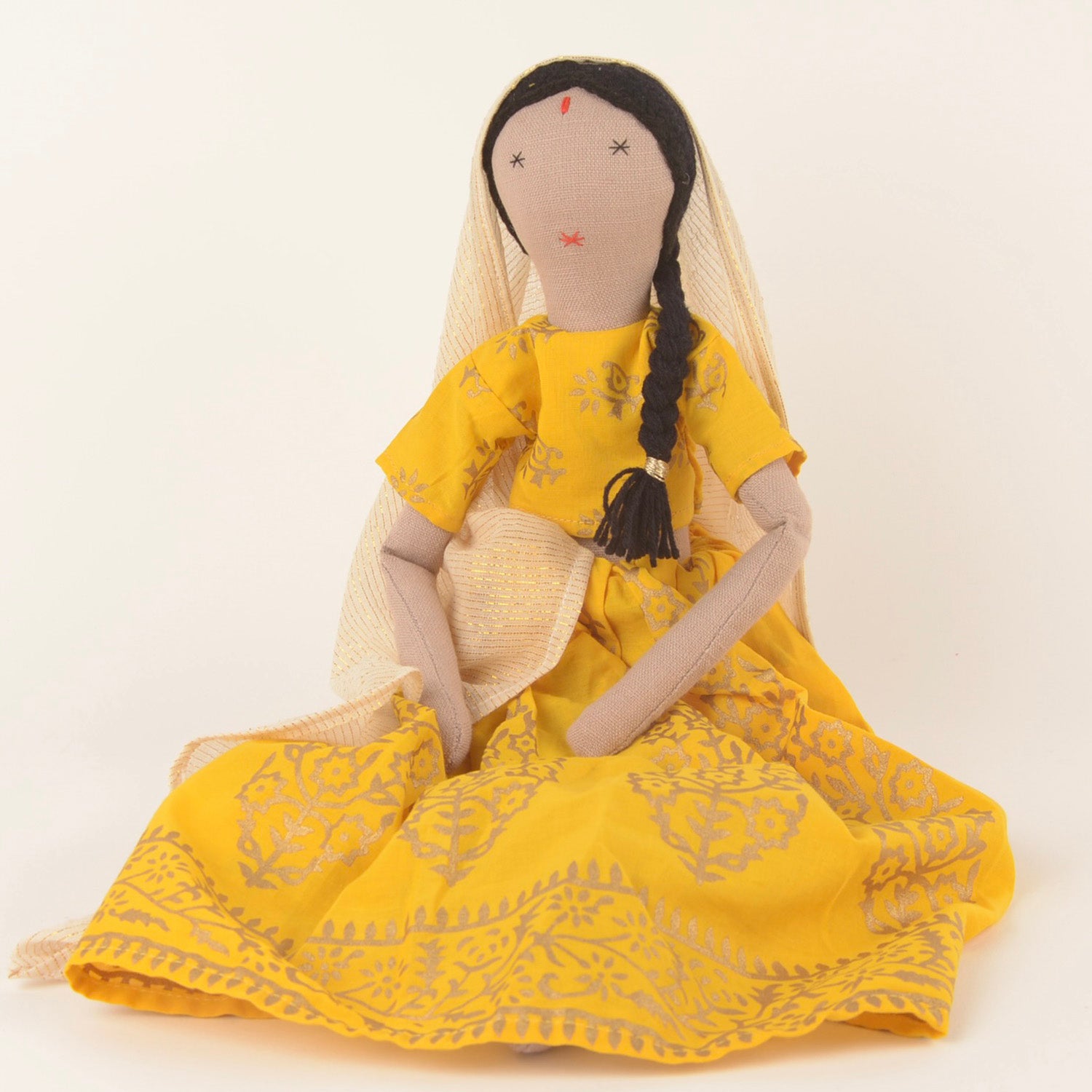 Banno Handcrafted Indian Lehenga Doll
