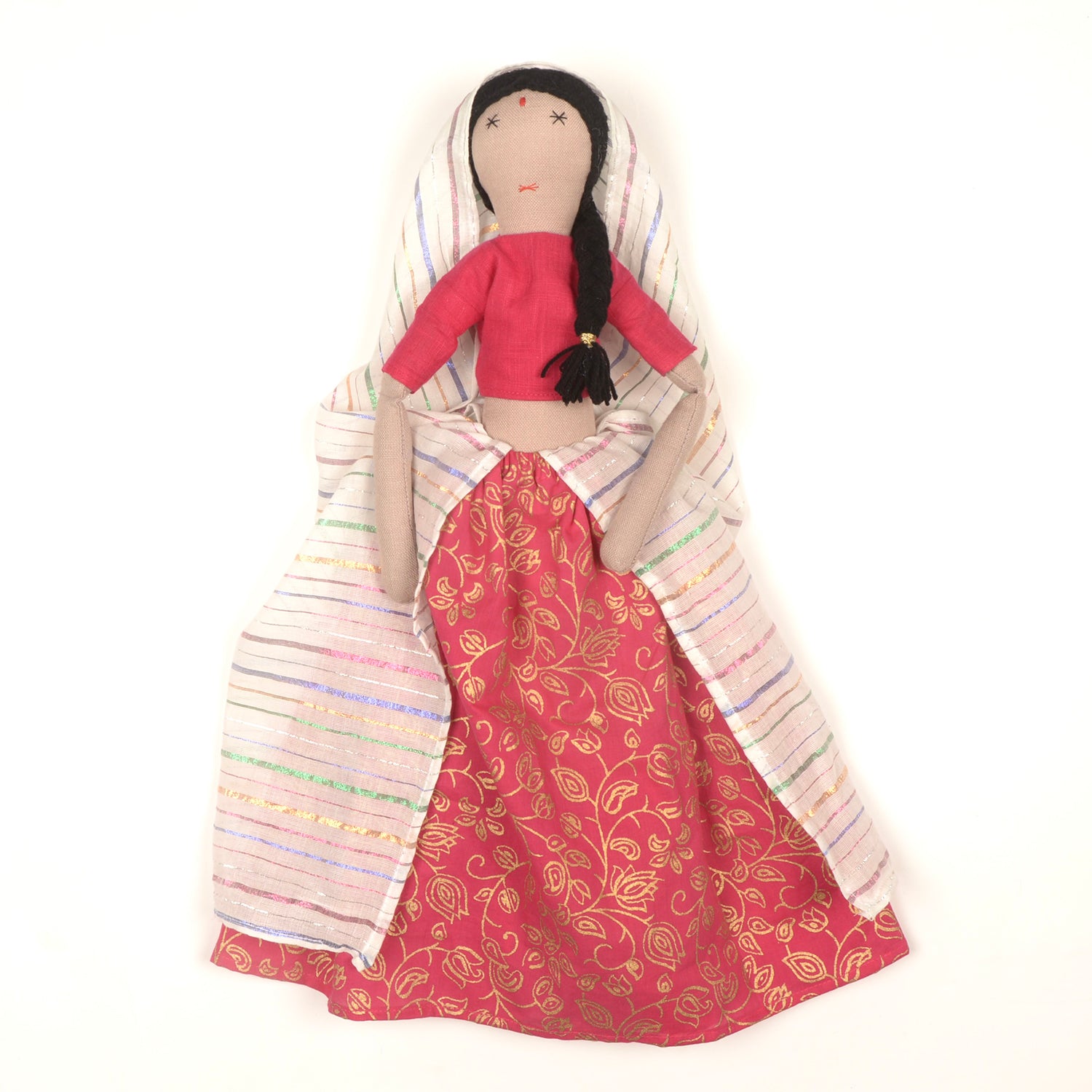 Banno Handcrafted Indian Lehenga Doll