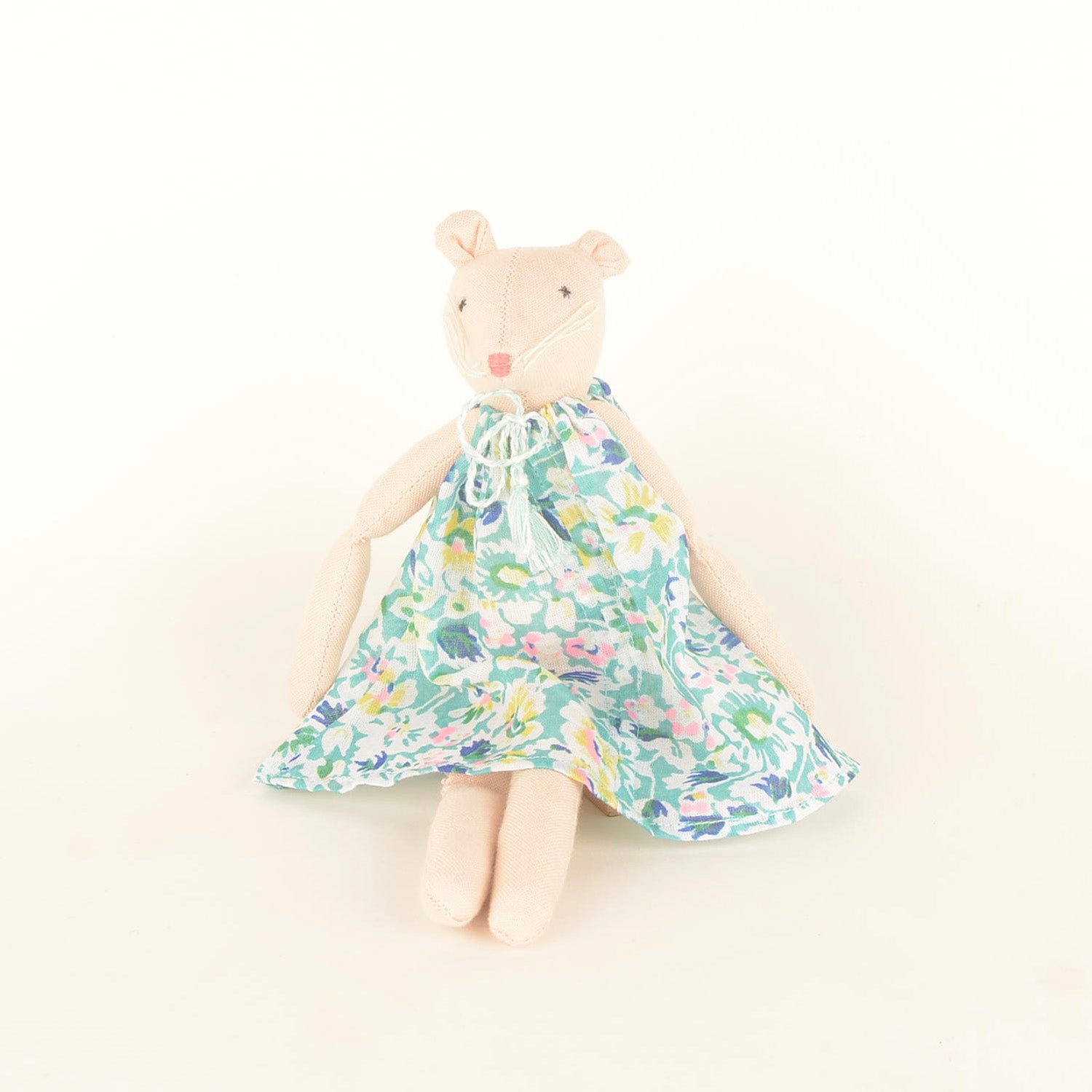 Isla Mini the Mouse — Upcycled Plush Animal