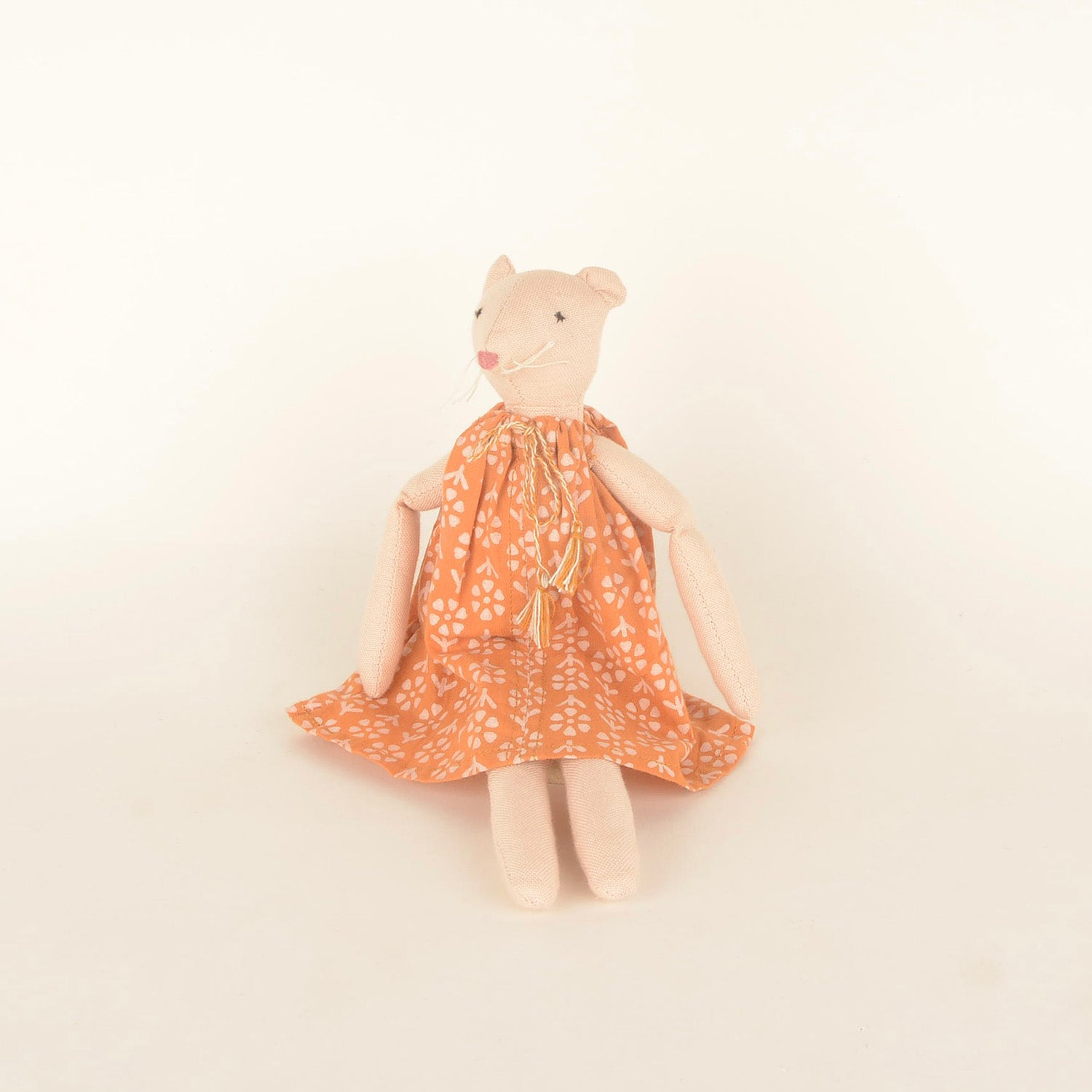 Isla Mini the Mouse — Upcycled Plush Animal