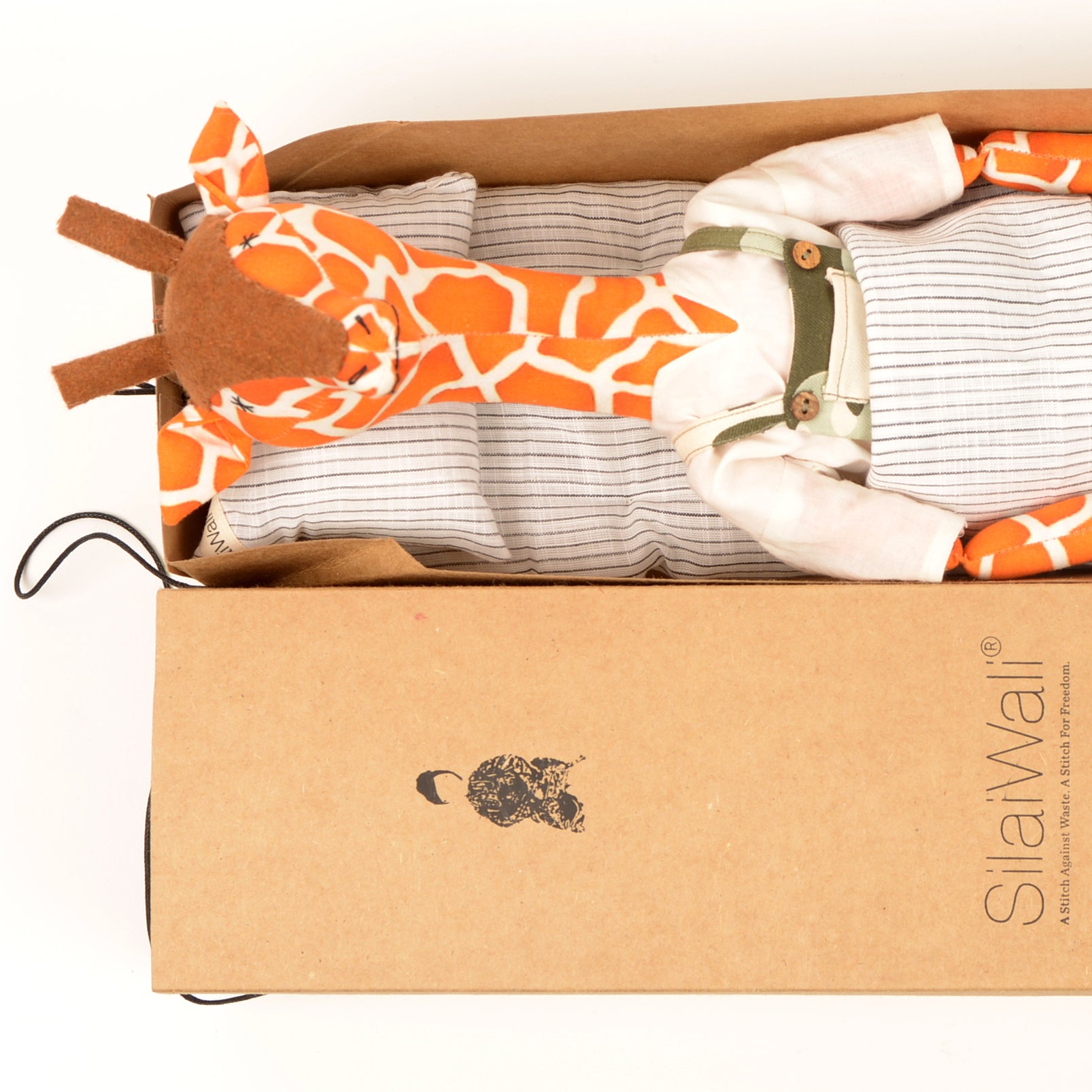 Kira the Giraffe — Upcycled Plush Animal