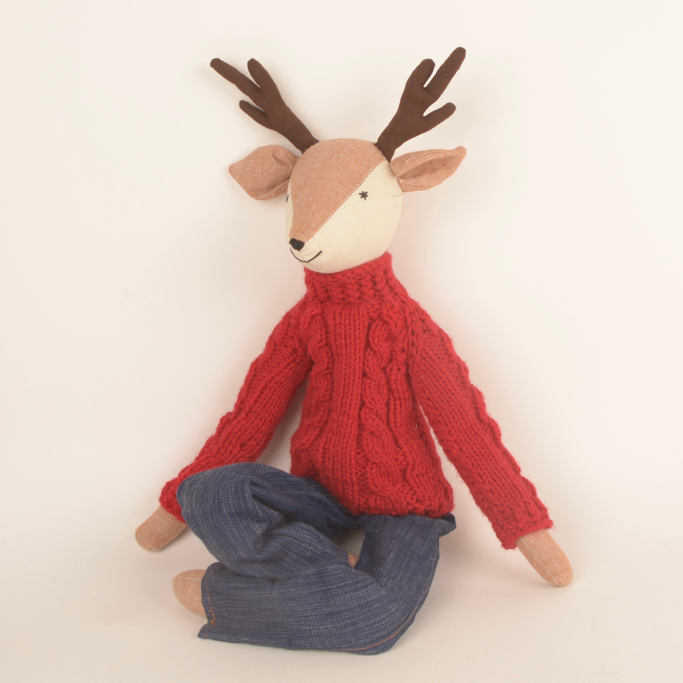Lucas the Deer — Handcrafted Plush Animal