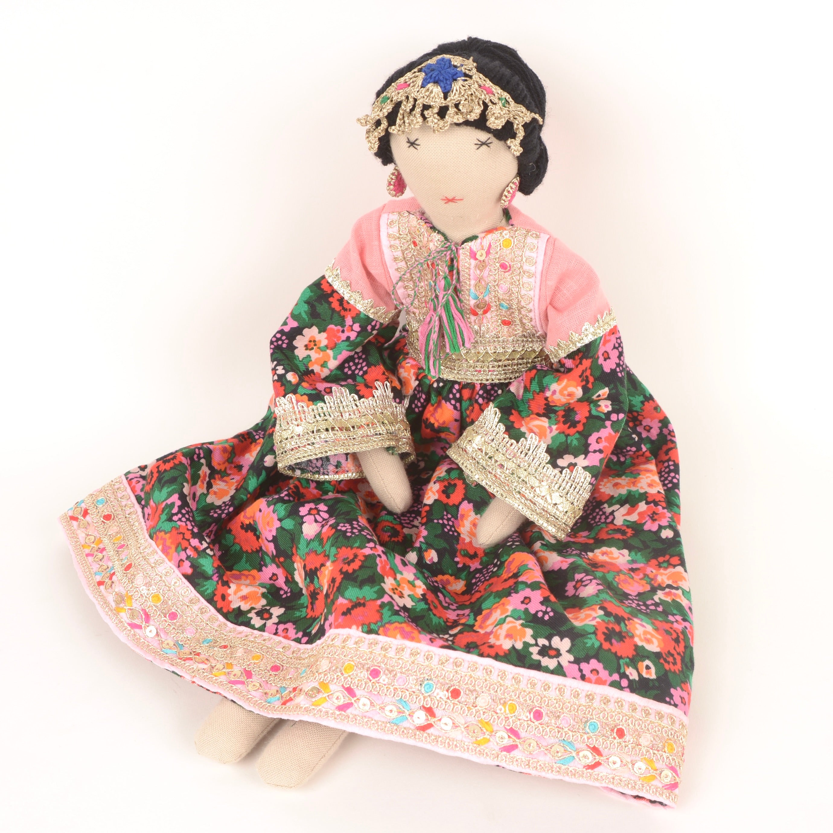 Nura — Handcrafted Afghan Heritage Doll