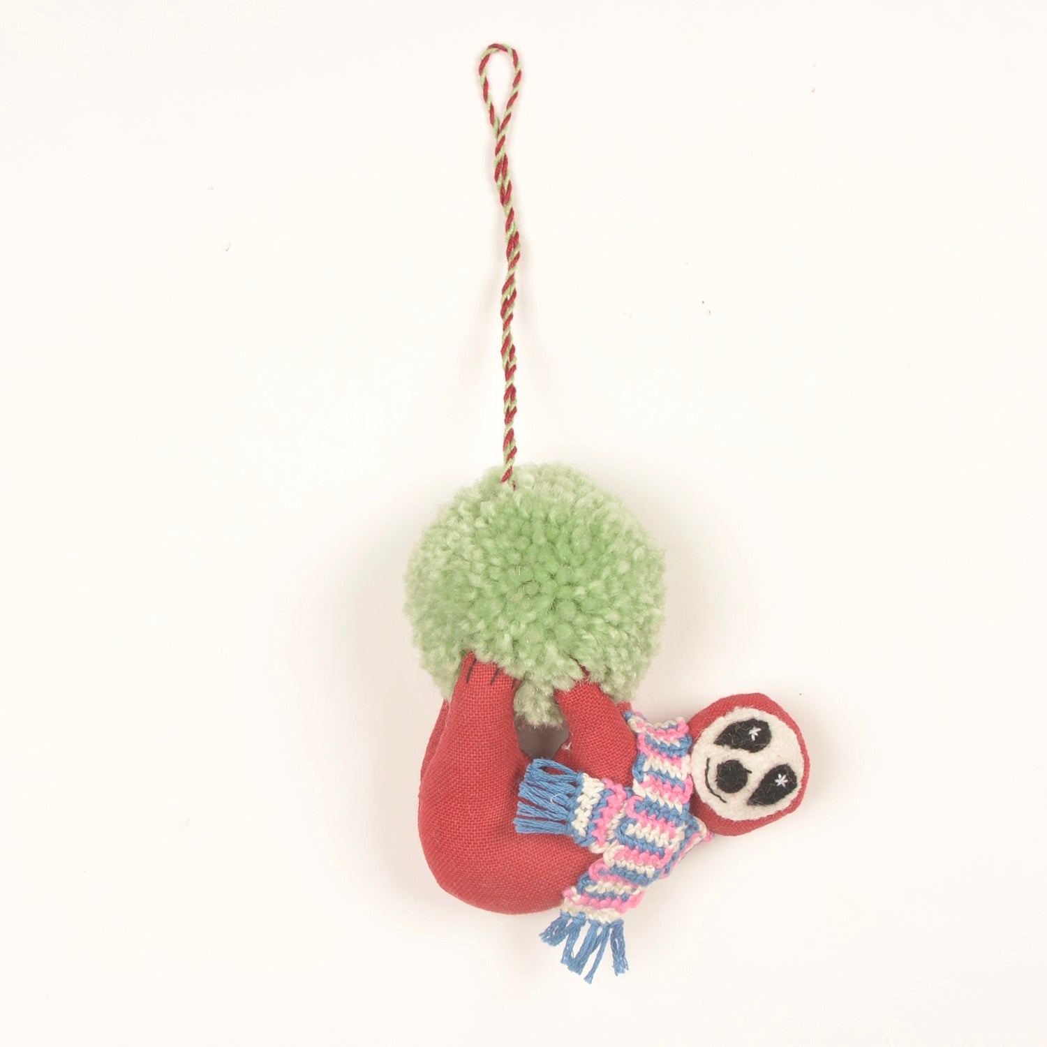 Carlos the Sloth — Handcrafted Ornament